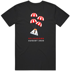 Space Station Capsule Splashdown Dragon August 2020 Premium Mens Vintage T Shirt