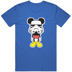 Mickey Mouse Storm Trooper Disney Star Wars Mash Up Cool Hipster Mens Vintage T Shirt