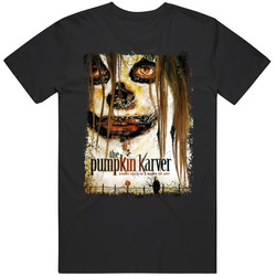 The Pumpkin Karver Scary Movie Halloween Mens Vintage T Shirt