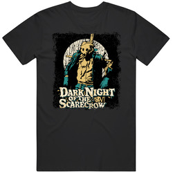 Dark Night Of The Scarecrow Scary Movie Halloween Mens Vintage T Shirt
