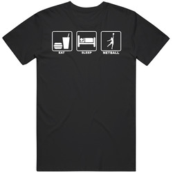 Eat Sleep Netball Mens Vintage T Shirt