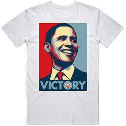 Barack Obama Victory Mens Vintage T Shirt