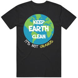 Keep Earth Clean It's Not Uranus Funny Environmental Awareness Mens Vintage T Shirt