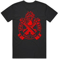 Asfuahsf Springfield 42 Mens Vintage T Shirt