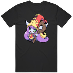 League Of Legends - Lulu Black Mens Vintage T Shirt