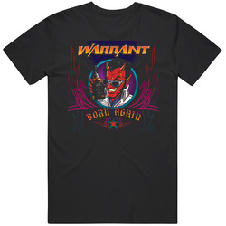 Warrant 80s Hair Band Born Again Album Cover Mens Vintage T Shirt