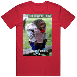 Something Is About To Happen Mens Vintage T Shirt