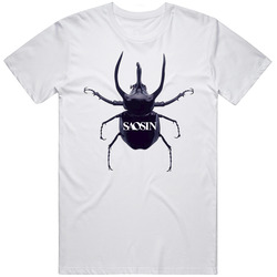 Sasin Bug White Mens Vintage T Shirt