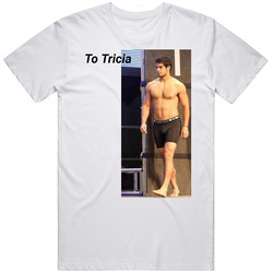 George Kittle Shirtless Jimmy G To Tricia Mens Vintage T Shirt