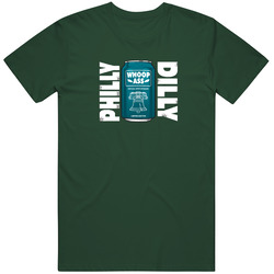 Philly Dilly Whoop Ass Beer Sponsor Philadelphia Playoff Football Fan Mens Vintage T Shirt