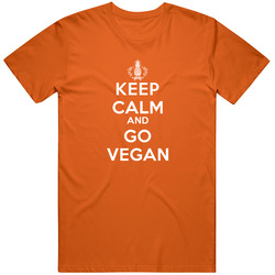 Vegan Keep Calm 102 Mens Vintage T Shirt