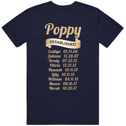 Poppy For Daniel Mens Vintage T Shirt