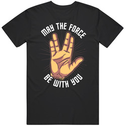 May the force be with you t-shirt  Star wars tee Mens Vintage T Shirt