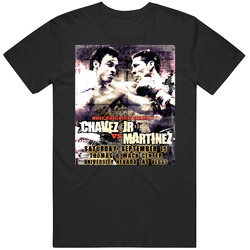 Julio Chavez Junior Vs Sergio Martinez Sept 15 Boxing Mens Vintage T Shirt