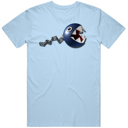 Chain Chomp Mario Large Game Pig In Mens Vintage T Shirt