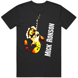 Mich Ronson Guitarist Legend Rock Mens Vintage T Shirt