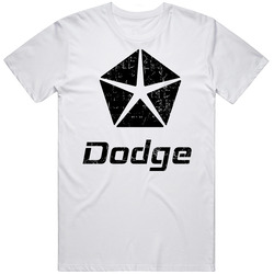 Dodge Star Automobile Car Truck Motorcycle Auto Parts Cool Distressed Style Brand Logo Emblem Mens Vintage T Shirt