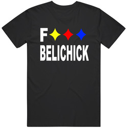 Fuck Bill Belichick Pittsburgh Steelers Nfl Rival Cheap Mens Vintage T Shirt