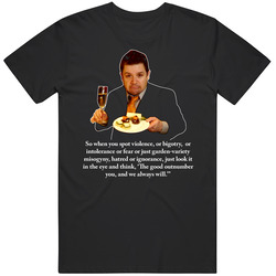 Patton Oswalt Inspiring Message Mens Vintage T Shirt
