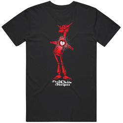 B The White Stripes Tour 14 Mens Vintage T Shirt