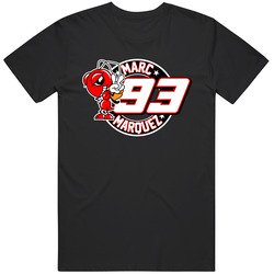 M Marquez Black Mens Vintage T Shirt