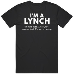 Assume - Lynch Mens Vintage T Shirt