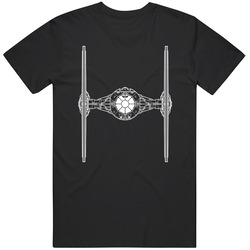 Star Wars Imperial Tie Fighter Mens Vintage T Shirt