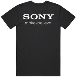 Sony Logo Make Dot Believe Mens Vintage T Shirt