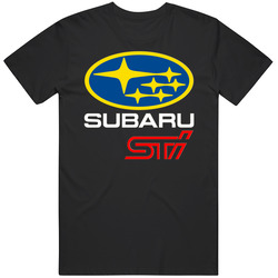 Subaru Sti Wrx Wrc Rally Mens Vintage T Shirt
