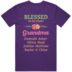 Blessed To Be - Purple T - 1323 Mens Vintage T Shirt