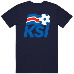 Ksi Iceland National Football Sport Mens Vintage T Shirt