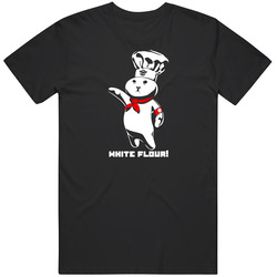Whitebw Doughmit Mens Vintage T Shirt