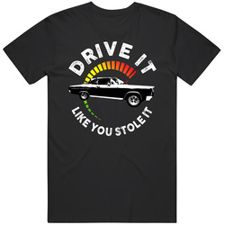 1966 Mercury Cyclone 6 4 V8 Drive It Like You Stole It Vintage Car Lover Driver Fan Mens Vintage T Shirt