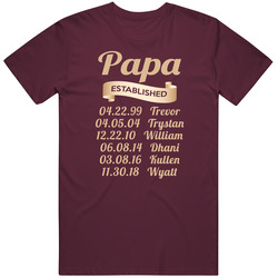 Papa For Terri Mens Vintage T Shirt