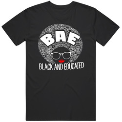 Bae Black And Educated African Women Black Lives Matter Mens Vintage T Shirt