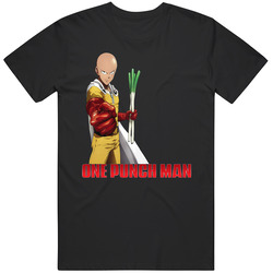 One Punch Man Punch And Vegetable Mens Vintage T Shirt