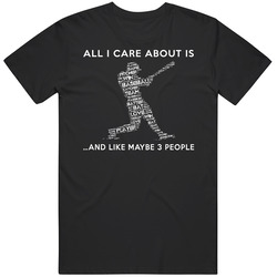 All I Care - Baseball Mens Vintage T Shirt