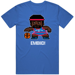 Joel Embiid Tecmo Player Philadelphia Basketball Fan Mens Vintage T Shirt Joel Embiid Tecmo Player Philadelphia Basketball Fan Mens Vintage T Shirt
