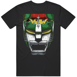 Voltron Cartoon Tv Show Green Lion Mens Vintage T Shirt