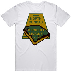North Dundas Cornhole League Logo Fan Mens Vintage T Shirt