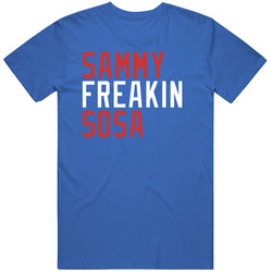 Sammy Sosa Freakin Chicago Baseball Fan Mens Vintage T Shirt