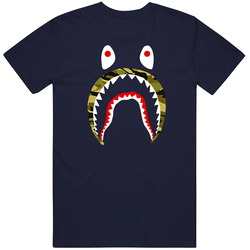 Bape Navy Cotton Classic T Shirt