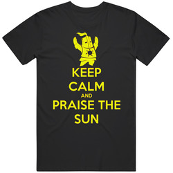 Keep Calm Praise The Sun Cotton Classic T Shirt