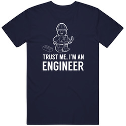 Trust Me I'm A Lego Man's  Navy Cotton Classic T Shirt