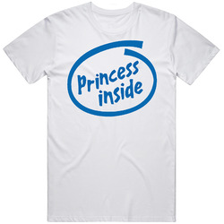 Princess Inside Funny Cotton Classic T Shirt