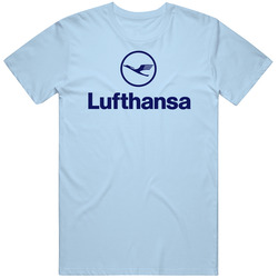 Lufthansa Air Travel Logo Pig In  2 Cotton Classic T Shirt