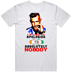 Conor Mcgregor Apologize 2 Nobody Cotton Classic T Shirt