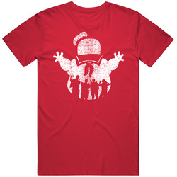 Ghostbusters Stay Puft Marshmallow Man Silhouette Fan Cotton Classic T Shirt
