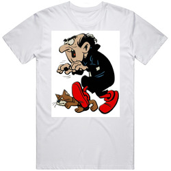 Gargamel Smurfs retro cool 80s (2).jpg Cotton Classic T Shirt