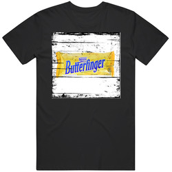 Butterfinger Candy Chocolate Cool Distressed Grunge Look Cotton Classic T Shirt